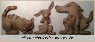 Tierskulpturen von Miraim Mettbach